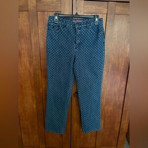 Gloria Vanderbilt Blue Patterned Women Jeans